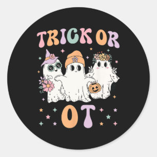 Adesivo Ou Terapêutica Ocupacional Halloween Gho