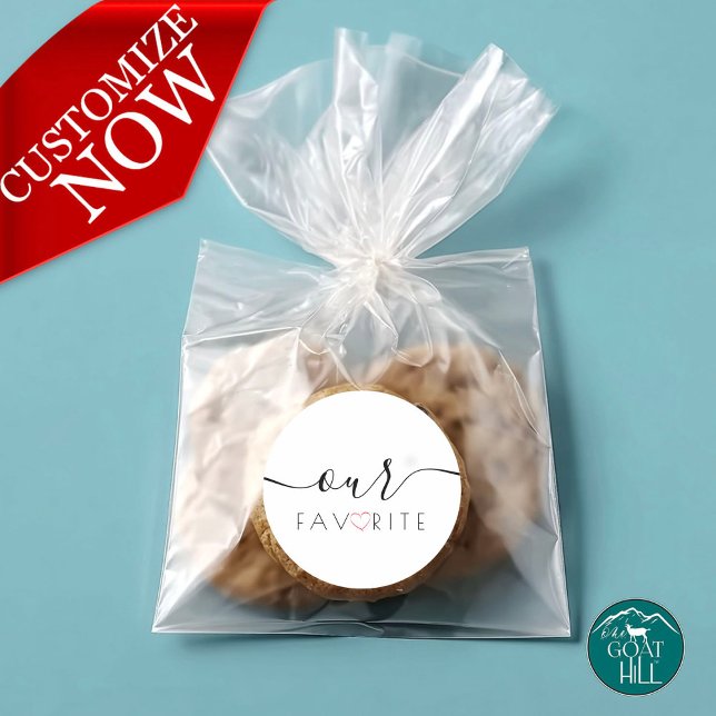 Adesivo Our Favorite Favor Label (Criador carregado)