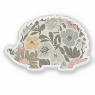 Adesivo ouriço Floral Boho