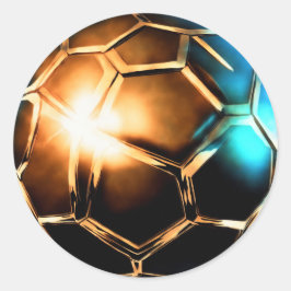 Adesivo ouro 3D