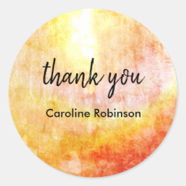 Adesivo Ouro Amarelo Sol Obrigado