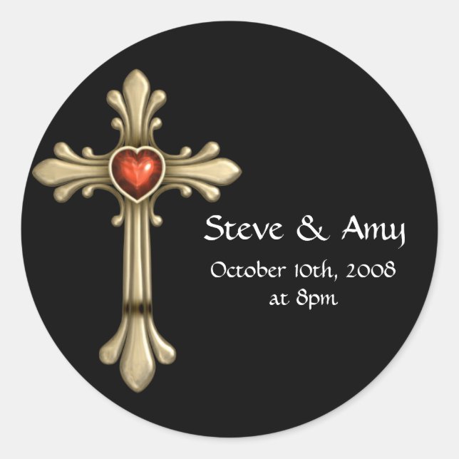 Adesivo Ouro com Vinhetas Cruzáveis Personalizáveis 18 (Frente)