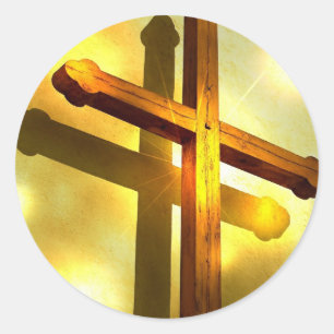 Adesivo Ouro Cross Stickers