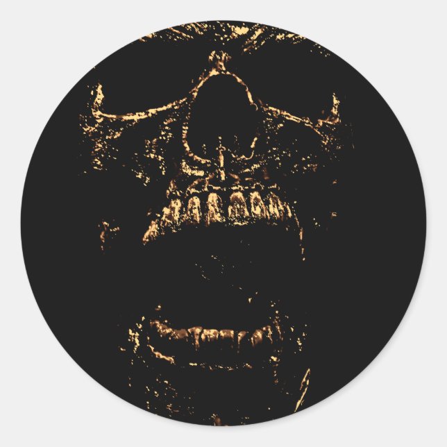 Adesivo Ouro de Horrorstuff (Frente)
