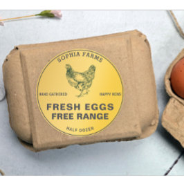 Adesivo Ouro de Nome do Proprietário da Fazenda Personaliz