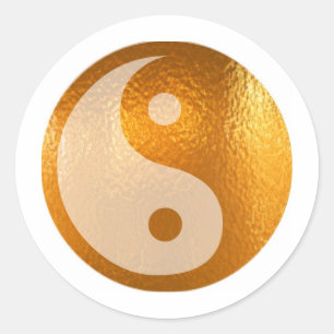ADESIVO OURO DE YIN YANG