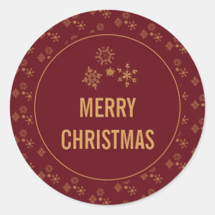 Adesivo Ouro Decortivo Flocos de Neve Feliz Natal