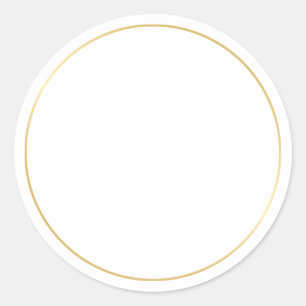 Adesivo Ouro e Branco em Branco