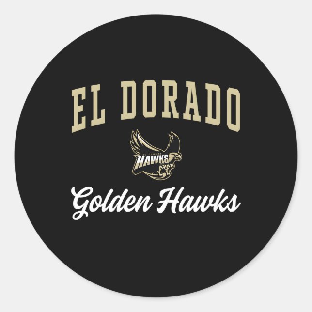 Adesivo Ouro El Dorado Hawks C3 (Frente)