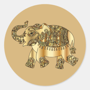 Adesivo Ouro Elefante