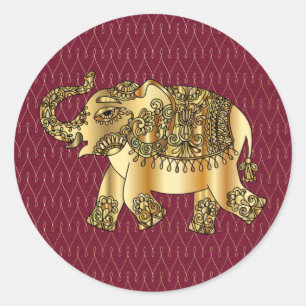 Adesivo Ouro Elefante