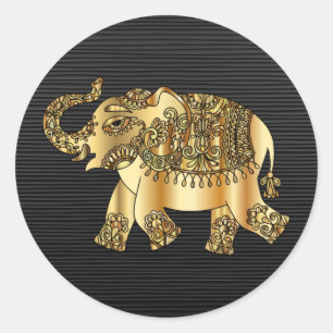 Adesivo Ouro Elefante