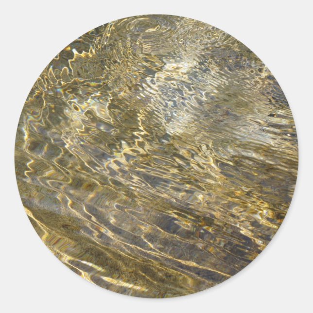 Adesivo Ouro fonte de água (Frente)