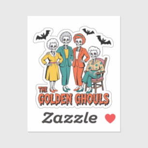 Adesivo Ouro Ghouls Girls' Halloween