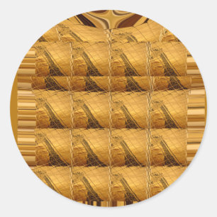 Adesivo Ouro Infinito Girafa Animal Motif Art Impressão