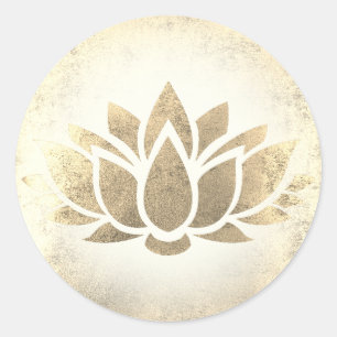 Adesivo ouro lotus