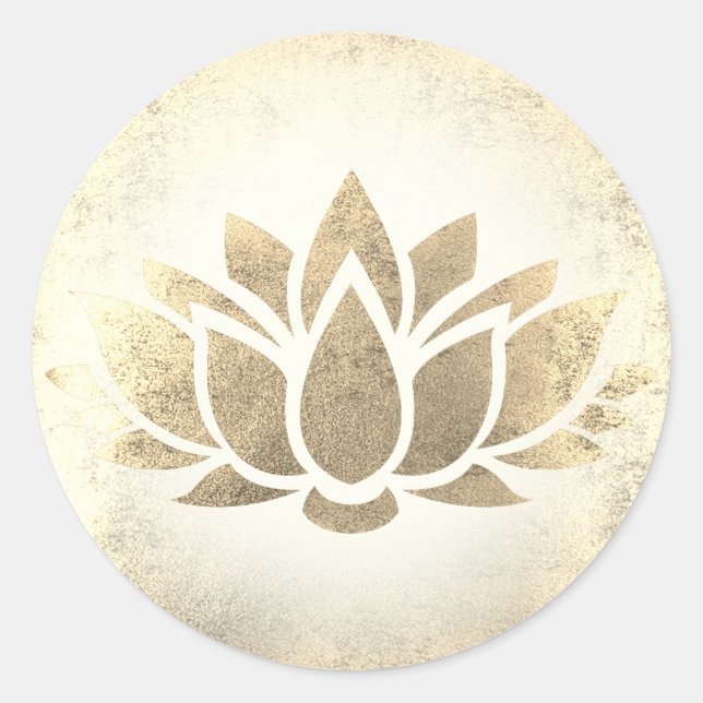 Adesivo ouro lotus (Frente)