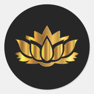 Adesivo Ouro Lotus Sticker