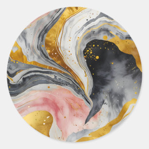 Adesivo Ouro Marble Whirls
