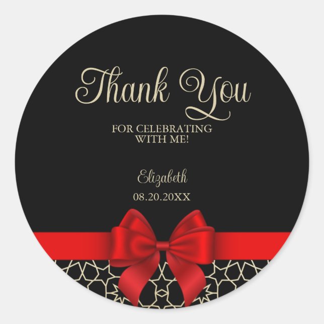 Adesivo Ouro Moderno Egito Geométrico Arco Vermelho Obriga (Frente)