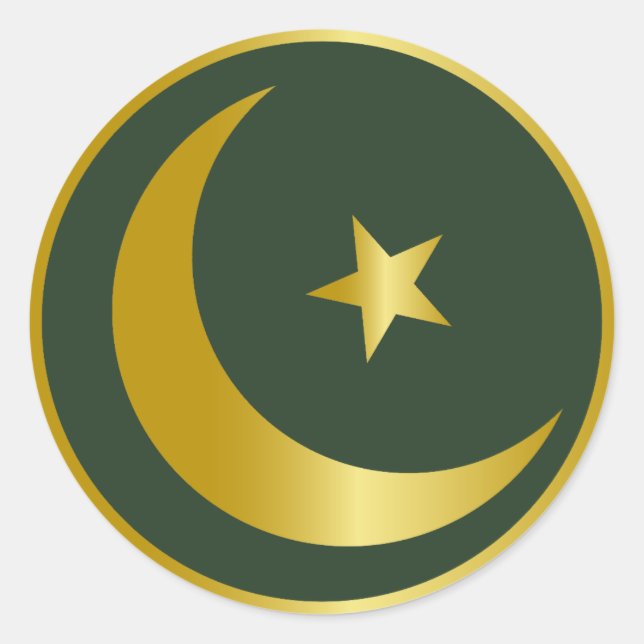 Adesivo Ouro Moon & Star (Frente)