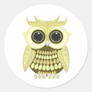 Adesivo Ouro Owl