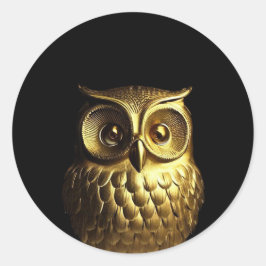 Adesivo Ouro Owl