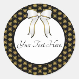 Adesivo Ouro Snowflake Sticker