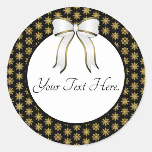 Adesivo Ouro Snowflake Sticker