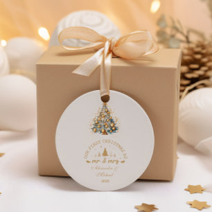 Adesivo Ouro Sparkle Árvore de Natal Brilhante