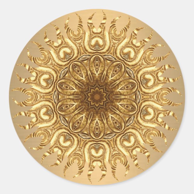 Adesivo Ouro Sun Sticker (Frente)