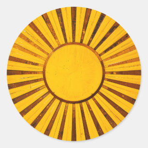 Adesivo Ouro Sunburst