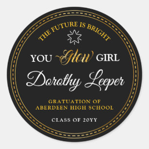 Adesivo Ouro toca Brighten your future.