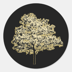 Adesivo Ouro Tree Nature