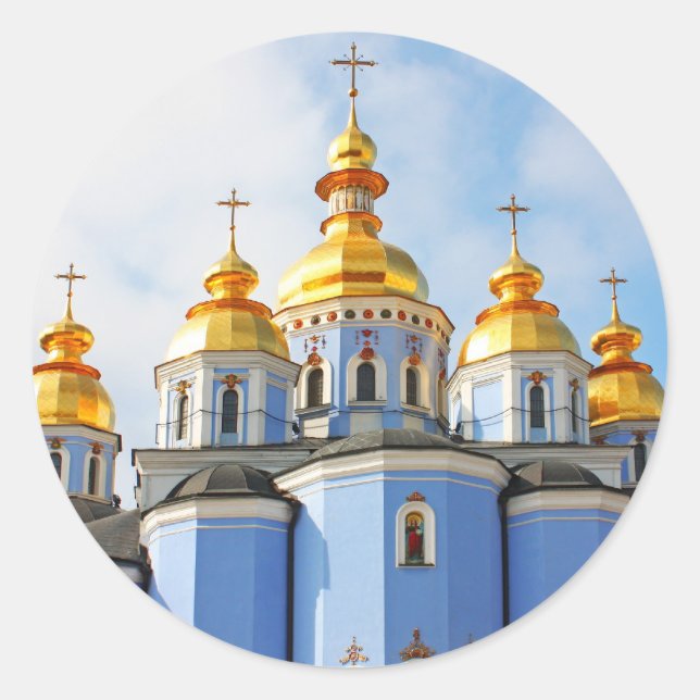 Adesivo Ouros de catedral em Kiev (Frente)