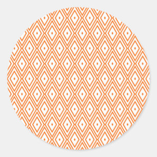 Adesivo Ouros Laranja Claro e Branco