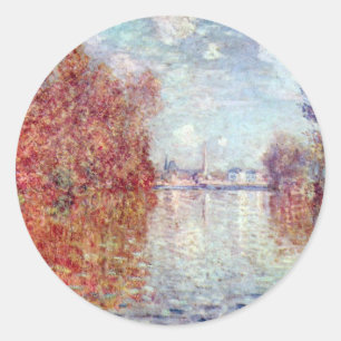 Adesivo Outono em Argenteuil por Claude Monet