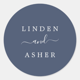 Adesivo Outono  Marinho Envelope Selo