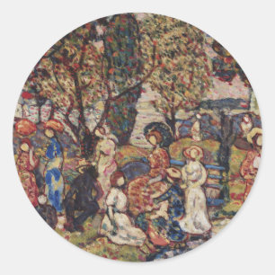 Adesivo Outono por Maurice Prendergast, Arte Fino Vintage