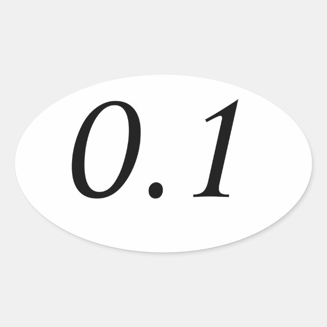 Adesivo Oval 0.1 Vinheta Oval (Frente)