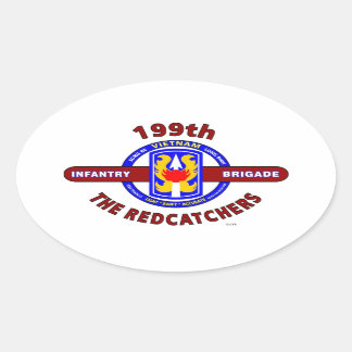 ADESIVO OVAL 199.º BRIGADE DE INFANTASIA "VIETNAME"