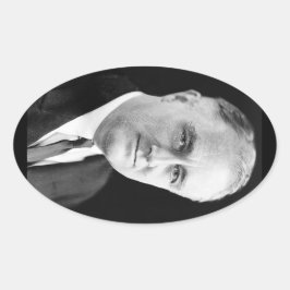 Adesivo Oval 32 Franklin D. Roosevelt1