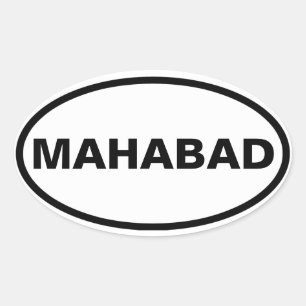 Adesivo Oval 4 Mahabad
