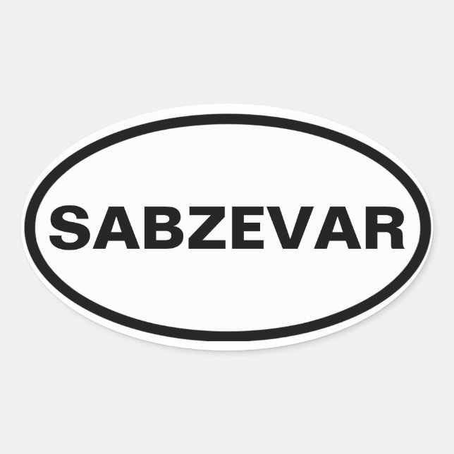 Adesivo Oval 4 Sabzevar (Frente)