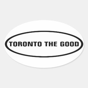Adesivo Oval 4 Toronto "TORONTO O BOM"