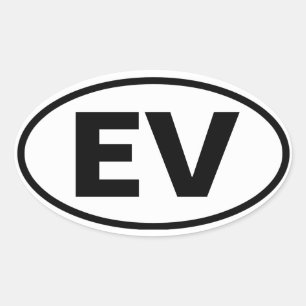 Adesivo Oval 4 Vale Elysian "EV"