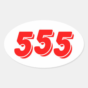 ADESIVO OVAL 555
