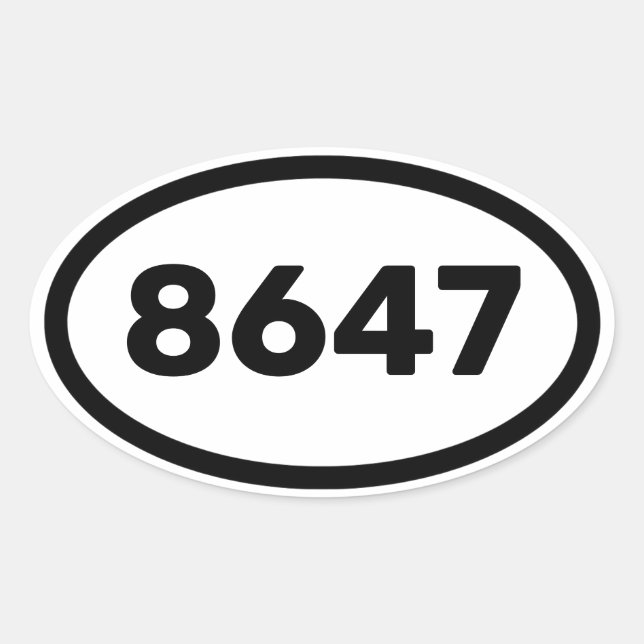 ADESIVO OVAL 8647 (Frente)