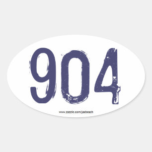 Adesivo Oval 904 - Represente em Jax!