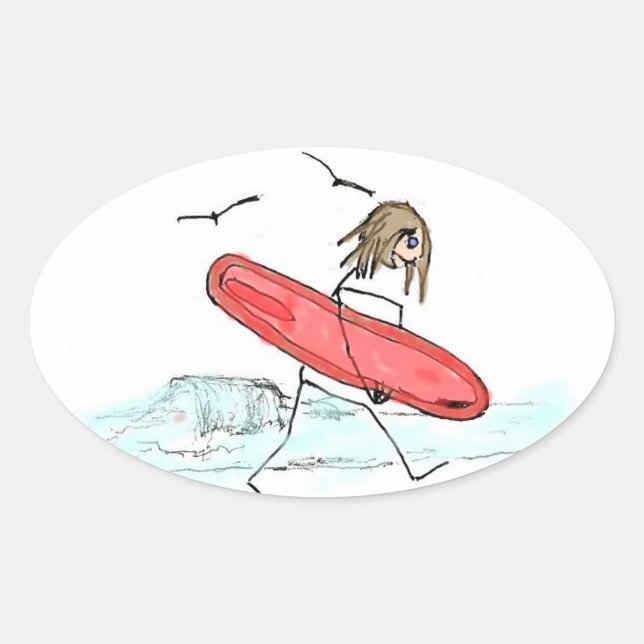 Adesivo Oval A escola saiu (Frente)